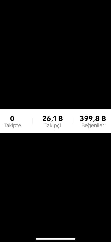 Digər biznes avadanlığı: 26,1K Tiktok səhifəsi satılır Tanınmış səyfədir hesab 25 gündür açılıb