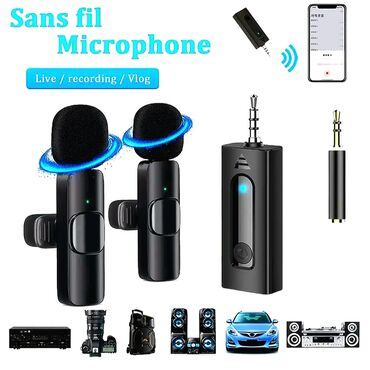 Mikrofonlar: Yeni Simsiz (Bluetooth) Mikrofon Ünvandan götürmə — 18