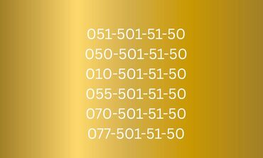 SİM-kartlar: Nömrə: ( 051 ) ( 515015150 ), Yeni