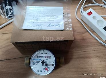 su baklar: ABŞERON ISS-15M mexaniki su sayğacı. - Tip: ISS-15M (DN15, 1/2") - — 2