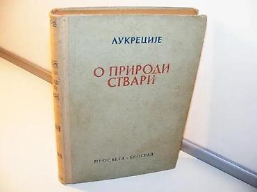 horizontalno: O prirodi stvari LukrecijeProsveta Beograd, 1951tvrd povez, 20 cm — 1
