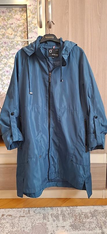 qadınlar ucun dojdevik plaşlar: Plaş, 3XL, 4XL, rəng - Göy — 1