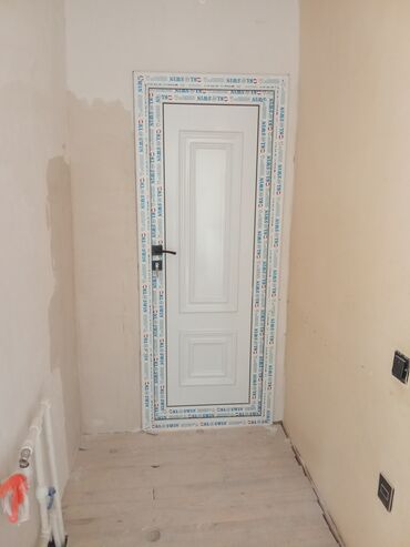 Plastik qapılar: Hamam üçün Yeni Plastik qapı Çərçivə ilə, Zəmanətli, Ödənişli quraşdırma, Pulsuz çatdırılma — 14