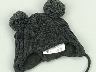 czapka szara: Hat, H&M, 10 years, 52-54 cm, condition - Very good