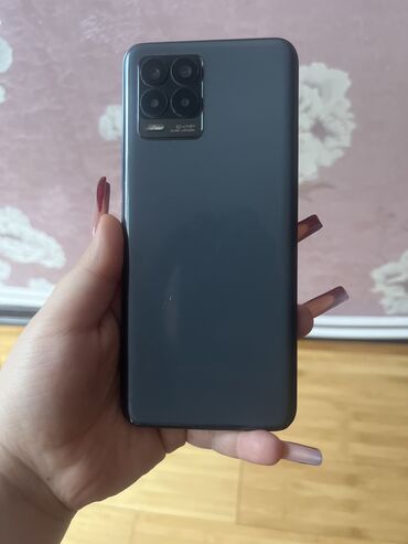 baseus telefon tutacağı: Realme 8, 128 GB, Sensor, Barmaq izi, İki sim kartlı