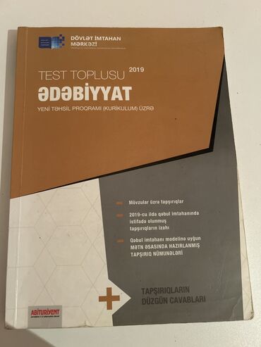 talibov kitab 2020 pdf: Ədəbiyyat test toplusu.2019cu il nəşrdir. Təmiz və səliqəli