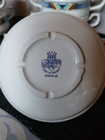 Činije: Porcelanske nove cinije Jlmenau Nemacka za supe,corbe,poslastice 1991g — 11