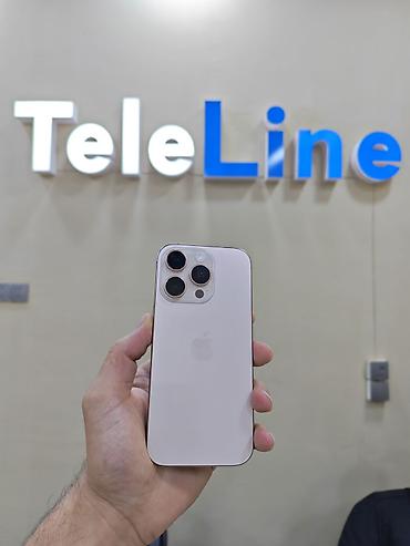IPhone 16 Pro, 128 GB, Desert Titanium, Face ID, Sənədlərlə, Zəmanət