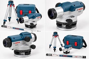 Строительное оборудование: Оптический нивелир Bosch GOL 32 D Professional в комплекте со — 1