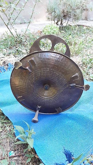 Stilski čiviluci: Stari masivan stilski drzac za kisobrane od mesinga sa prelepim — 6