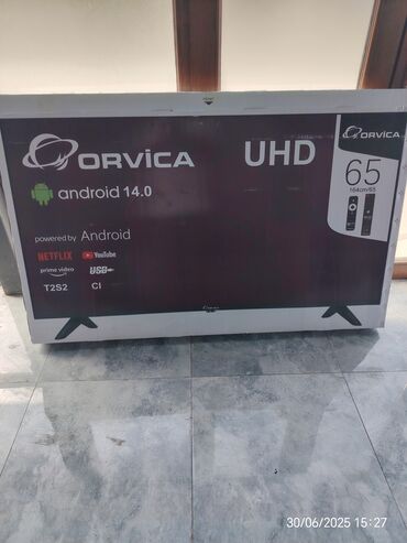 usb card: Əvvəlc oxu sonra zəng eləTelevizor Orvica Yenidir UHD android 14.0