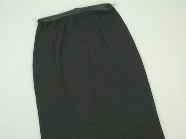 czarne lniana spódnice: Skirt, 2XL (EU 44), condition - Good