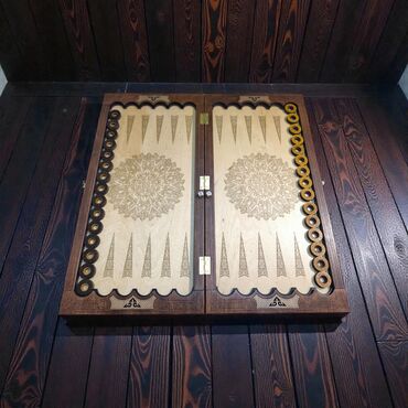 Нарды: Резные деревянные нарды «Muras" - Авторская складная доска с — 3