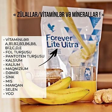 İdman qidaları: Forever Lite Ultra – vanil dadlı zülal kokteyli qarışığı Məhsul — 1