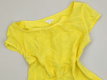 koszulka żółta w czarne paski: Solar, Women's blouse, size L (EU 40)