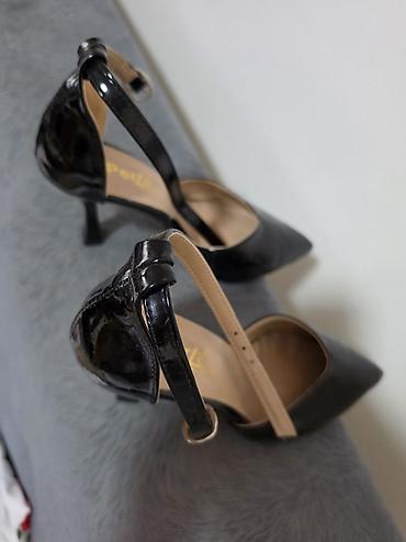 kožne cizme: Elegantne ženske cipele na štiklu – Perla - Model: d’Orsay salonke sa — 3