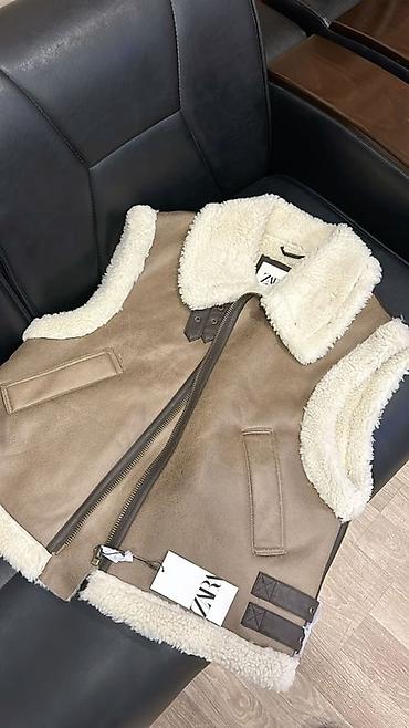 jilet modelleri: Zara model. Ikinci el . Yari qiymete 👍🏼lux keyfiyyet — 3