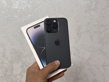 подставки под телефон: IPhone 14 Pro, Колдонулган, 128 ГБ, Кара, Заряддоочу түзүлүш, Коргоочу айнек, Каптама, 87 %