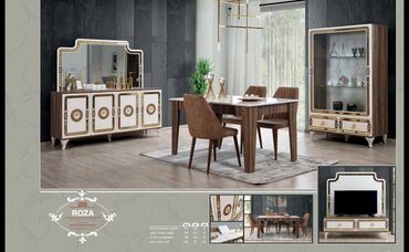 işlenmiş metbext mebelleri: Новый, Комод, Стол и стулья, ТВ подставка, Есть кредит, Турция