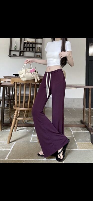 Женские брюки: Брюки Клеш, Лето, Китай, Стрейч, Новый, S, M, L at lalafo.kg — 11 Женские брюки: Брюки Клеш, Лето, Китай, Стрейч, Новый, S, M, L — 11