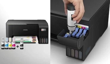 Серверы: Epson l3250 Printer Original krasqaları ilə birlikdə(5 ədəd) Zəmanət