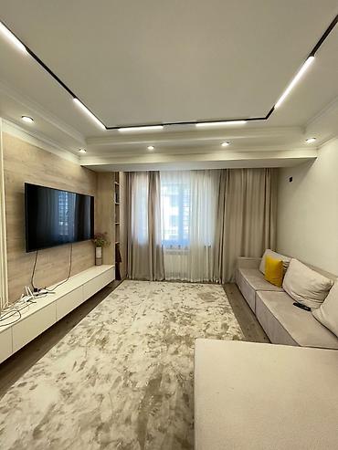 жертвам квартира: 3 комнаты, 90 м², Кок-Жар мкр Элитка, 11 этаж, Дизайнерский ремонт — 3
