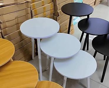 jysk cipelarnik: Set od 3 pomoćna/klub stolića – moderni nordijski dizajn - Pakovanje — 2