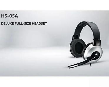 Zvučnici, slušalice i mikrofoni: Slušalice sa mikrofonom HS-05A (žičane, over-ear) - Velike — 5