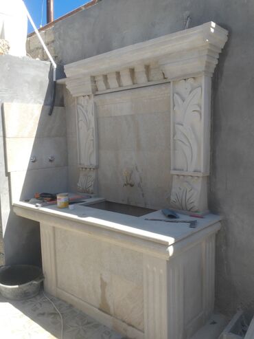 Fəvvarələr: QIYMET RAZILASMA YOLUYLA. Məhsul: Həyət və bağ üçün dekorativ daş — 13