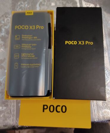 poco 3x pro qiymeti v Azərbaycan | Poco: Xiaomi Poco X3 Pro | 256 GB rəng - Göy | Sensor, Barmaq izi, İki sim kartlı