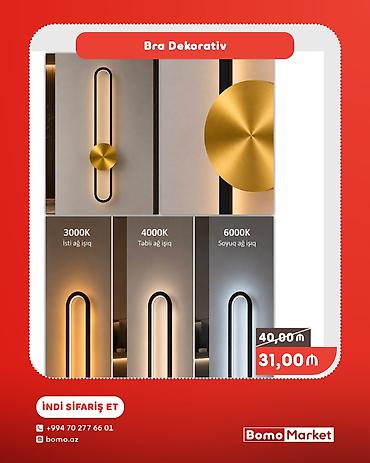 divar desen: Bra Dekorativ – modern divar işıqlandırması - Dizayn: minimalistik — 1