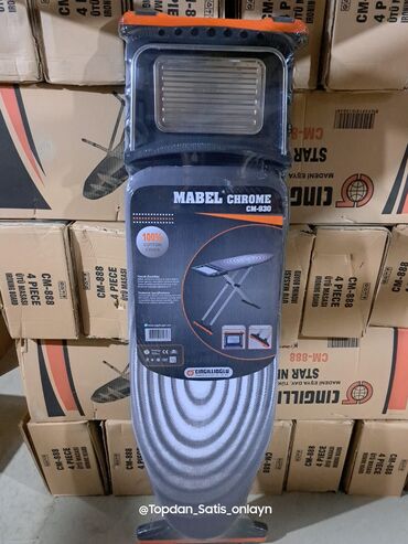 Ütüləmə lövhələri: Utu stolu qatlanan qalin ayaqli xrom utu altliqli — 12