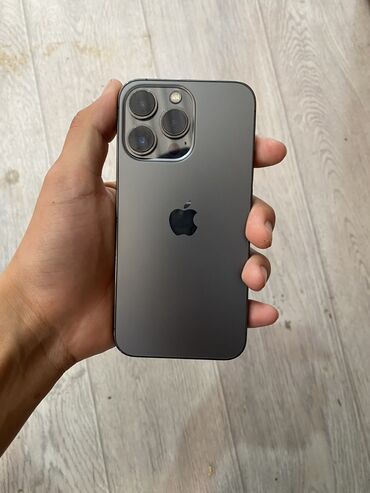 телефонный номер: IPhone 13 Pro, Б/у, 128 ГБ, Black Titanium, 83 %