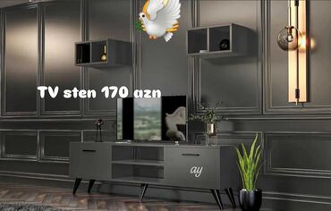 TV stend yeni qonaq otağı mebeli