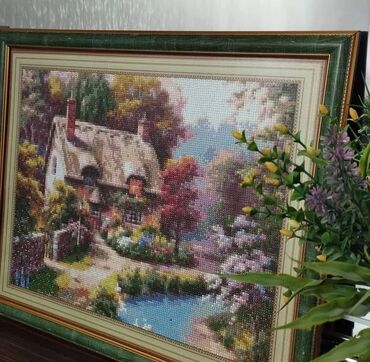 Şəkillər, tablolar: Məhsul: Rəsm mozaika (diamond painting) tabloları – çərçivəli — 7