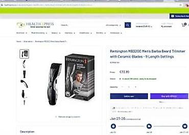 Trimeri za precizno uklanjanje dlačica: Remington Barba Beard Trimmer MB320C – trimer za bradu - Napredne — 19