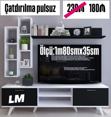 embawood mebel qiymetleri 2019: _*TV STEND / TV altı*_ *Yeni və sifarişlə* 💥 Qiymət : *180₼*