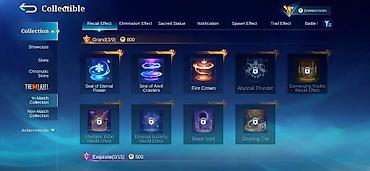 qız sekileri: Mobile Legends hesabı – geniş kolleksiya və yüksək kollektor — 3