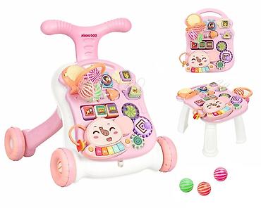 bebe decaci sinsay: KIKKA BOO Guralica/Hodalica PLAY & GROW 2in1 – pink Šifra — 2