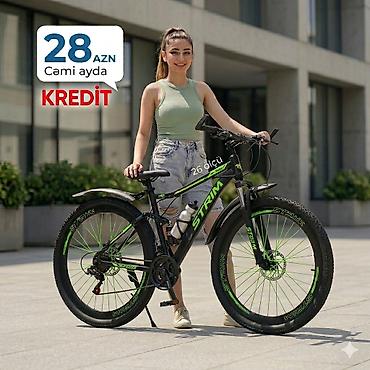 ⚡Kredit tək şəxsiyyət vəsiqəsi ilə STrim dağ velosipedi – 26 ölçü -