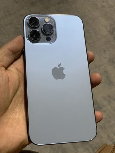 Apple iPhone: IPhone 13 Pro Max, Б/у, 256 ГБ, Sierra Blue, Коробка, 72 %