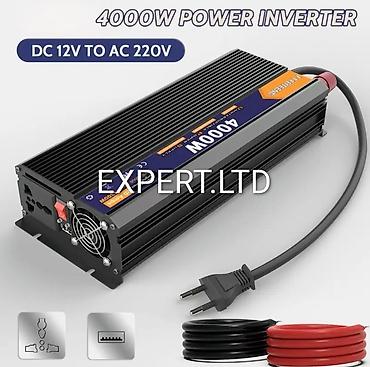 İnverterlər: Yeni Inverter, 3000-5000 Vt, 12 - 220 volt, Ödənişli çatdırılma, Ünvandan götürmə, Rayonlara çatdırılma — 2