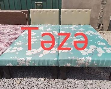 Çarpayılar: Təzə çarpayılar. 1 nəfərlik çarpayılar 60manat. 2 nəfərlik taxt — 27