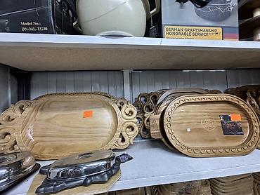 Подносы: Ручные деревянные подносы/менажницы для сервировки, дерево для — 1