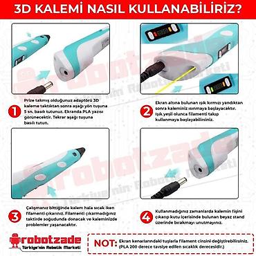 sensor qələm: 3D Printer Qələm və Filament Dəsti V2 3D qələm ilə xəyalınızdakı — 5
