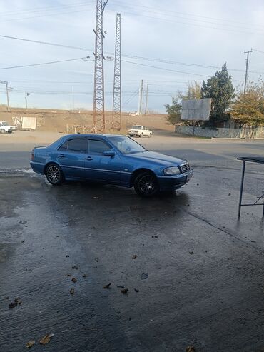 Mercedes-Benz: Mercedes-Benz C-Sinfi sedan (W202) - Kuzov: 4 qapılı sedan, mavi rəng — 3