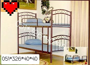 İkimərtəbəli uşaq çarpayıları: Oğlan və qız üçün, Yeni, Çarpayı, Matras ilə, Siyirməsiz — 20