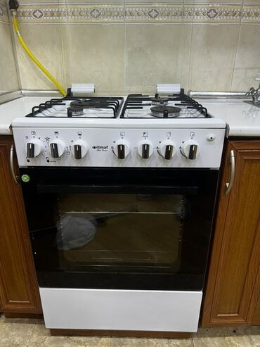 Plitələr və bişirmə panelləri: Plitə Itimat, Qarışıq, Ayrıca dayanan, 4 gözlü, İşlənmiş