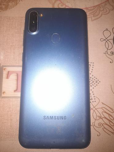 note 2: Samsung Galaxy A11, Б/у, 32 ГБ, цвет - Синий, 2 SIM — 1