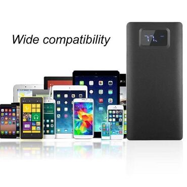 плата телефонов: Товар: внешнее зарядное устройство Материал: Пластик Цвет: черный